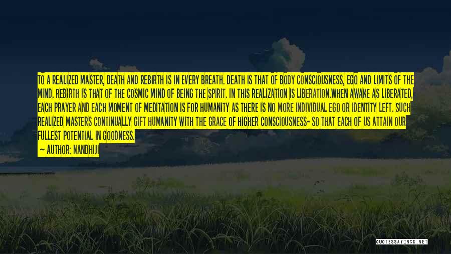 Realization Of Death Quotes By Nandhiji