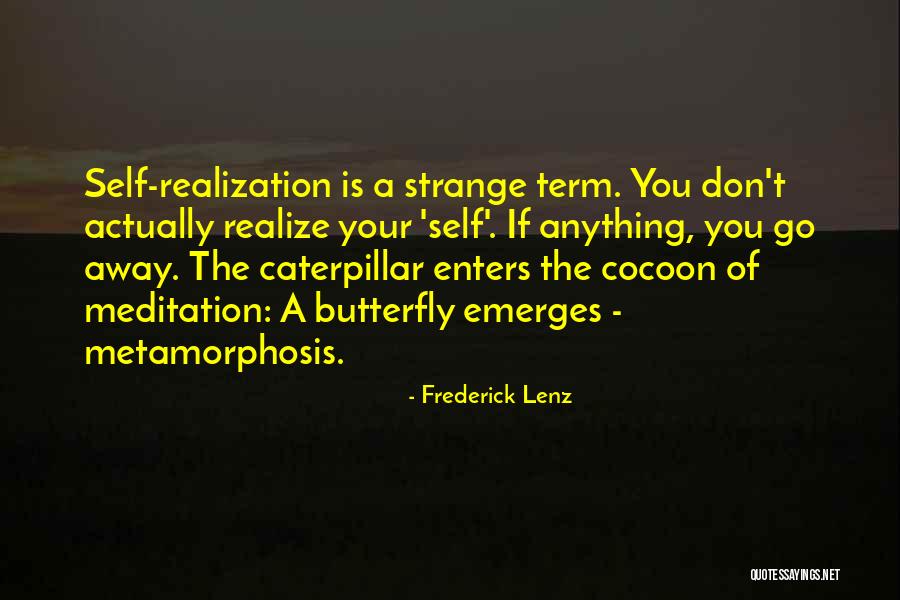 Realization Of Self Quotes By Frederick Lenz