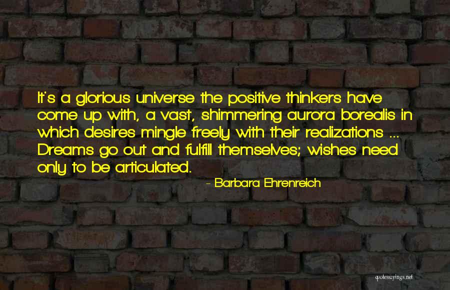 Realizations Quotes By Barbara Ehrenreich