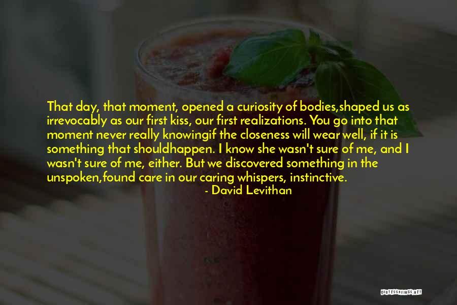 Realizations Quotes By David Levithan