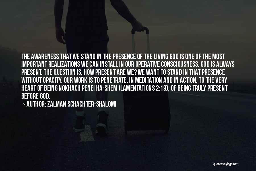 Realizations Quotes By Zalman Schachter-Shalomi