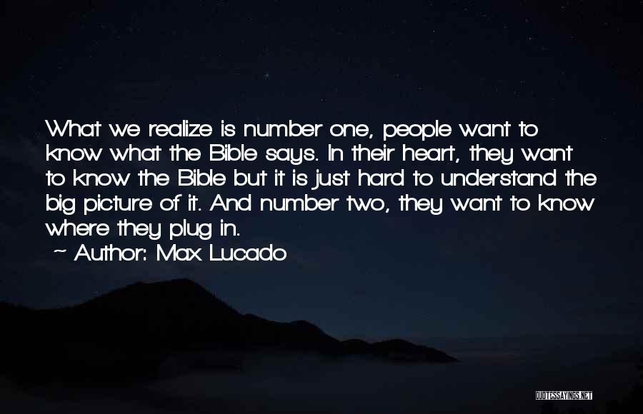 Realize Picture Quotes By Max Lucado