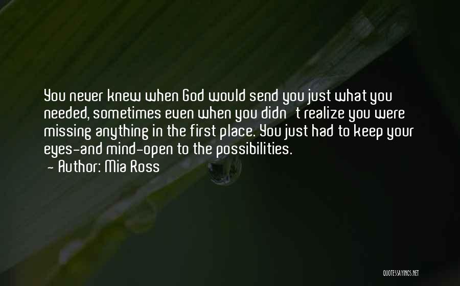 Realize What You Had Quotes By Mia Ross