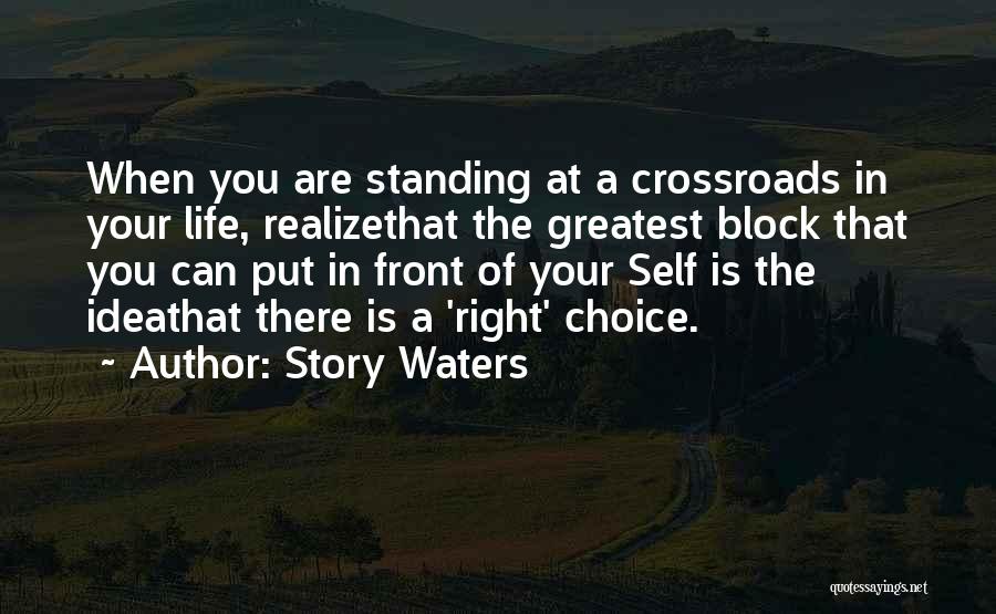 Realize What's Right In Front Of You Quotes By Story Waters