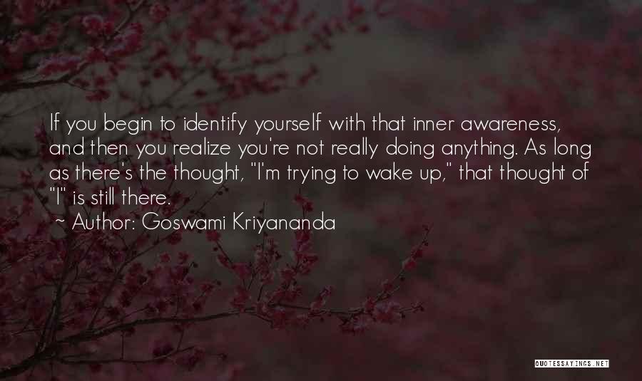 Realize Yourself Quotes By Goswami Kriyananda