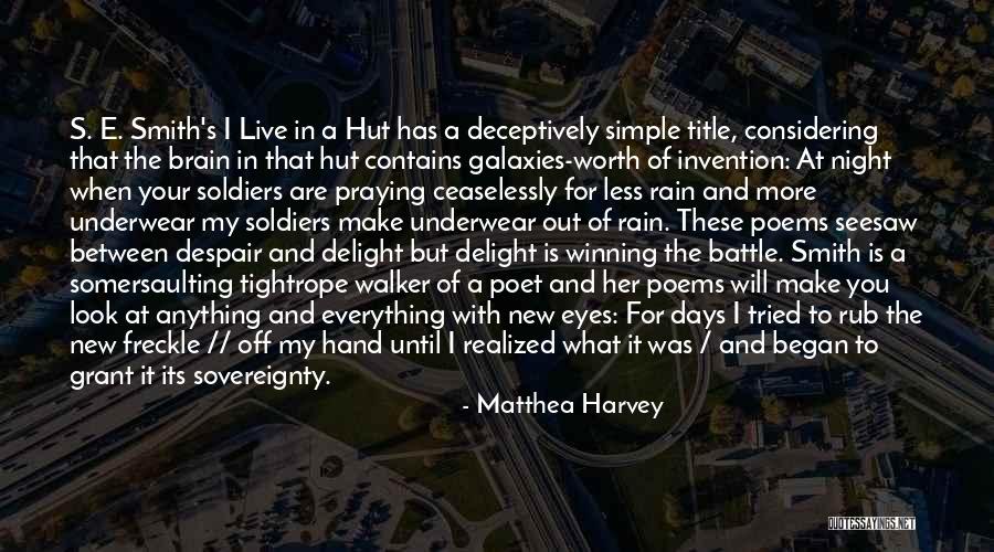Realized Worth Quotes By Matthea Harvey Realized Worth Quotes By Matthea Harvey