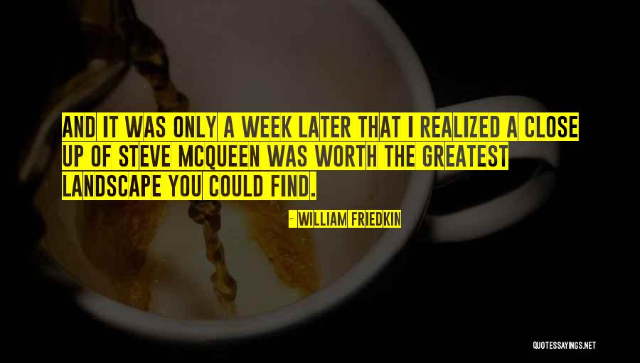 Realized Worth Quotes By William Friedkin Realized Worth Quotes By William Friedkin