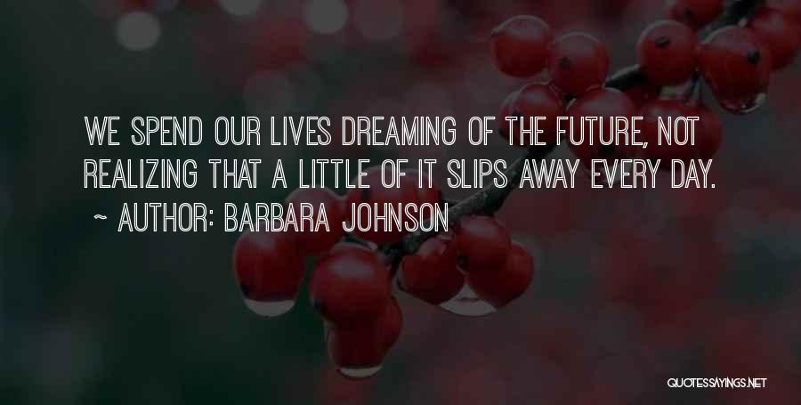 Realizing Dream Quotes By Barbara Johnson