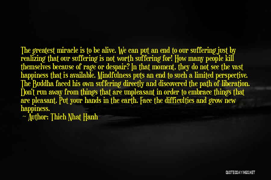 Realizing He's Not Worth It Quotes By Thich Nhat Hanh