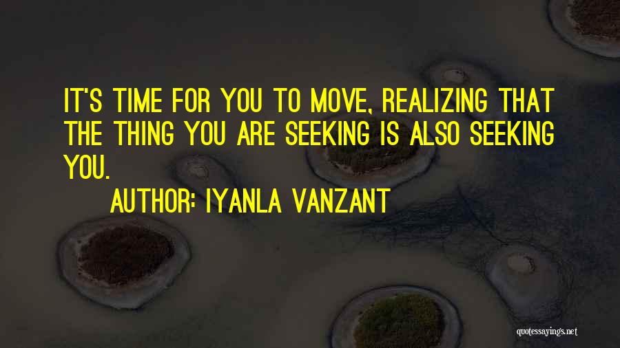 Realizing It's Time To Let Go Quotes By Iyanla Vanzant