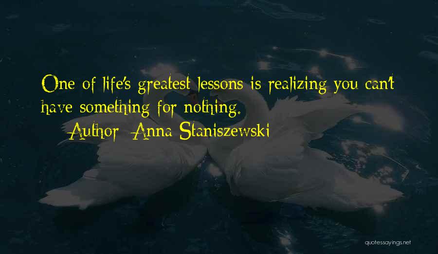 Realizing Life Goes On Quotes By Anna Staniszewski