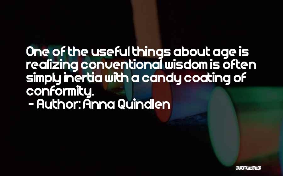 Realizing Things Quotes By Anna Quindlen