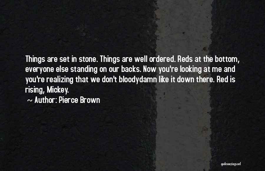 Realizing Things Quotes By Pierce Brown