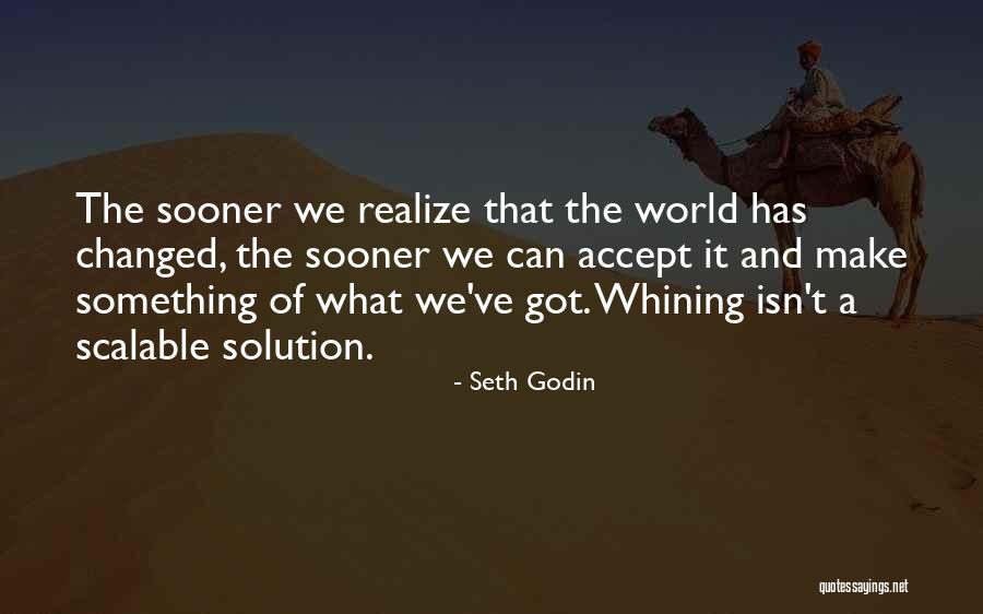 Realizing You Changed Quotes By Seth Godin