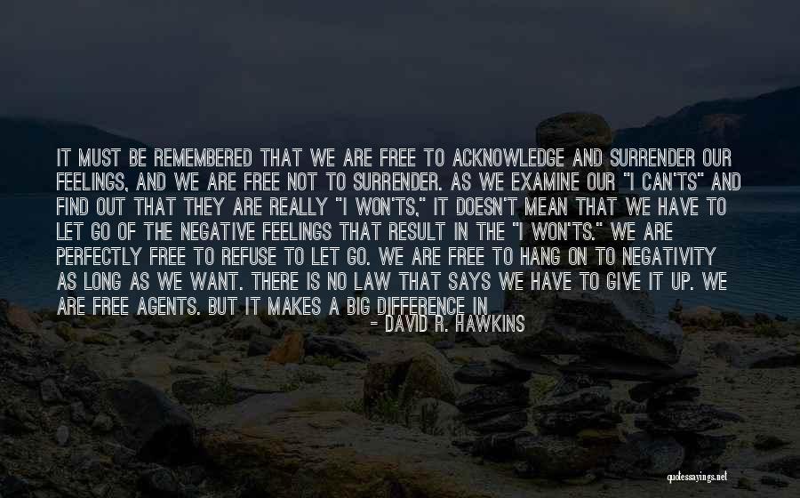 Realizing You Have Feelings For Someone Quotes By David R. Hawkins Realizing You Have Feelings For Someone Quotes By David R. Hawkins