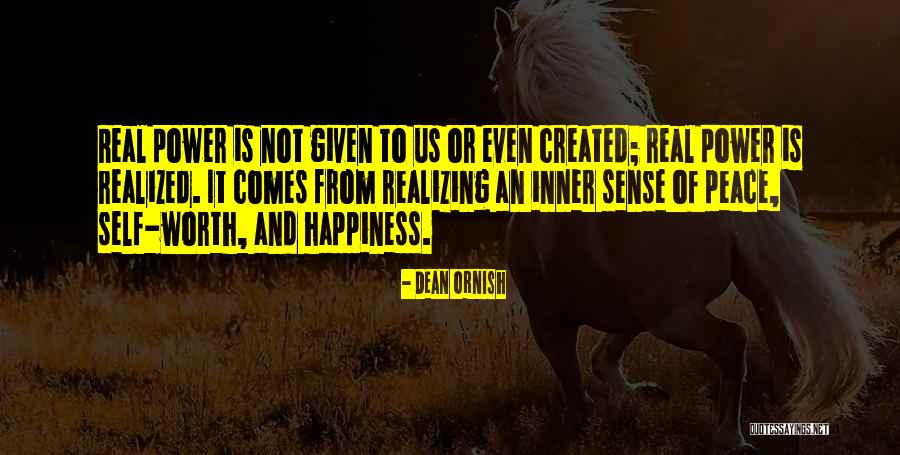 Realizing Your Self Worth Quotes By Dean Ornish Realizing Your Self Worth Quotes By Dean Ornish