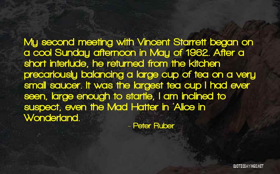 Really Cool Short Quotes By Peter Ruber