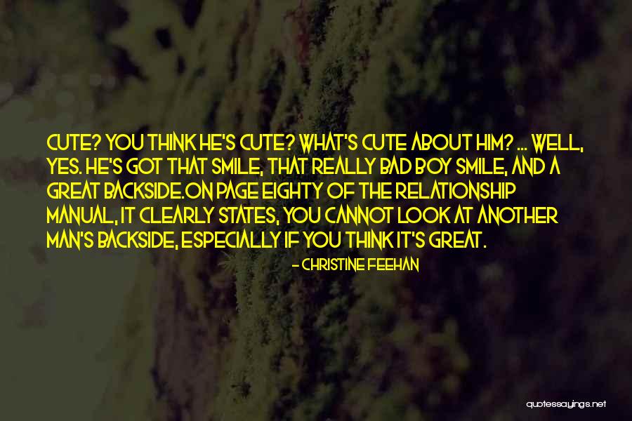 Really Cute Smile Quotes By Christine Feehan Really Cute Smile Quotes By Christine Feehan