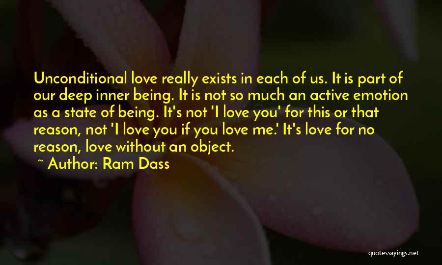 Really Deep Love Quotes By Ram Dass