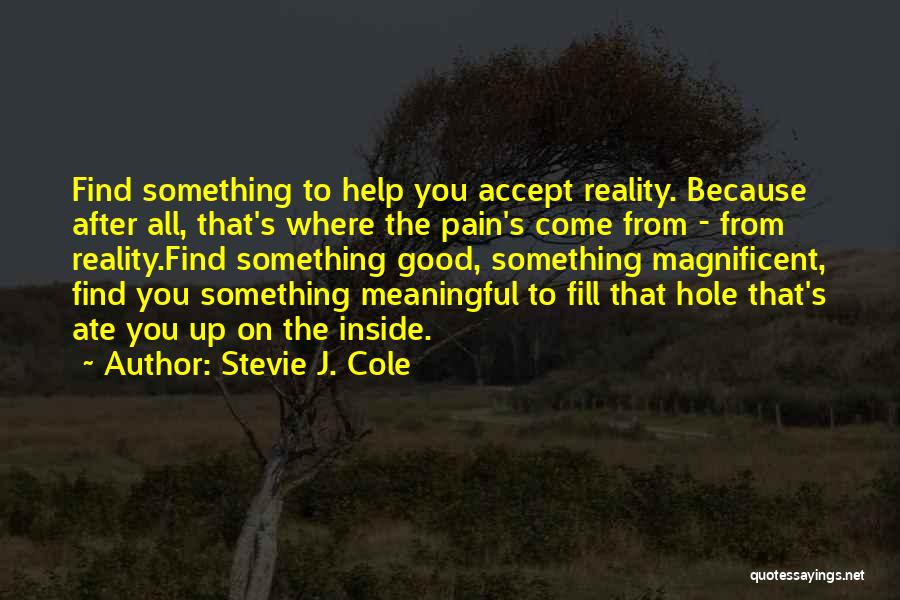 Really Good And Meaningful Quotes By Stevie J. Cole