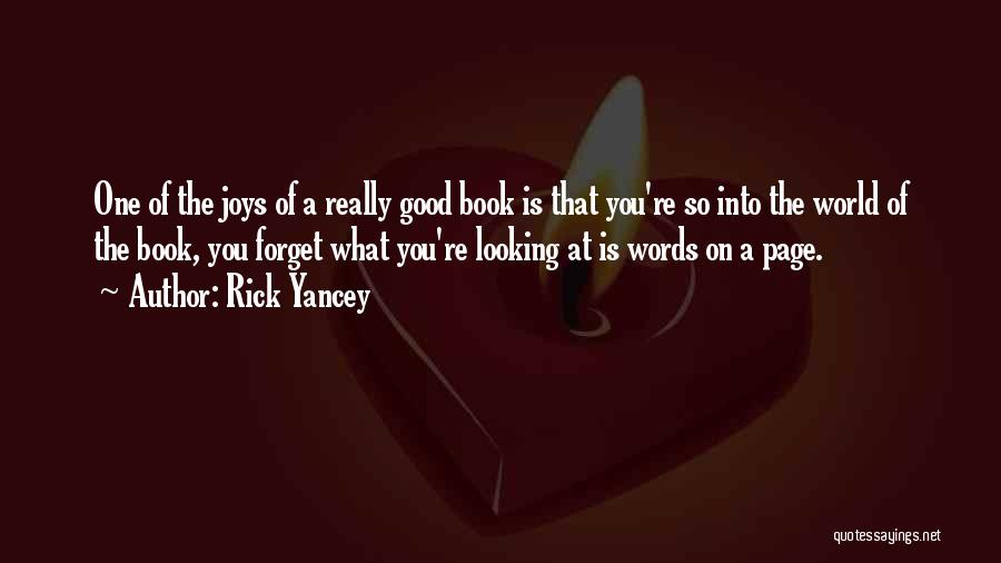 Really Good Book Quotes By Rick Yancey