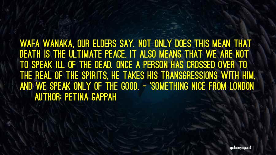 Really Good But Short Quotes By Petina Gappah