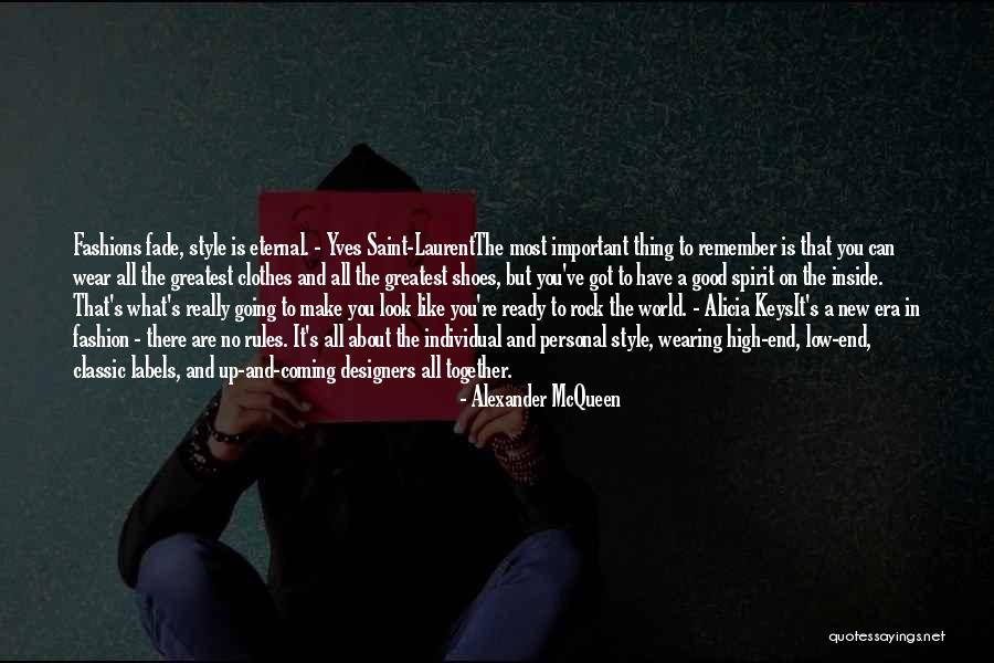 Really Good Classic Rock Quotes By Alexander McQueen