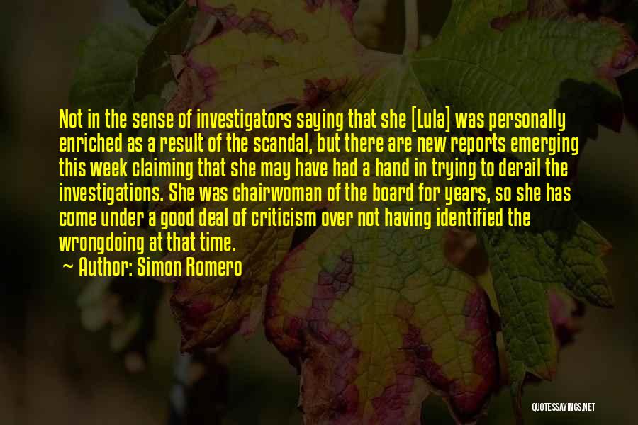 Really Good New Years Quotes By Simon Romero