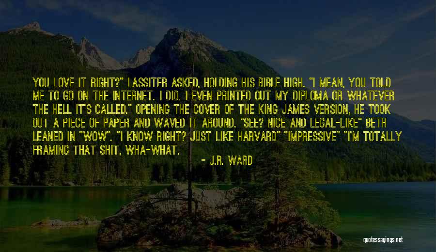 Really Nice Bible Quotes By J.R. Ward