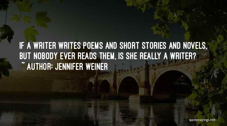 Really Short Quotes By Jennifer Weiner