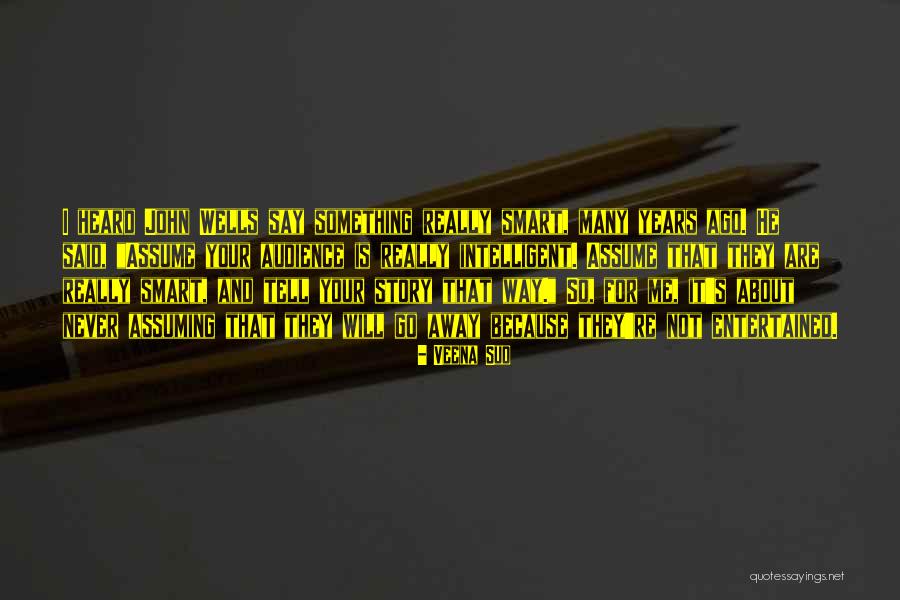 Really Smart Quotes By Veena Sud Really Smart Quotes By Veena Sud