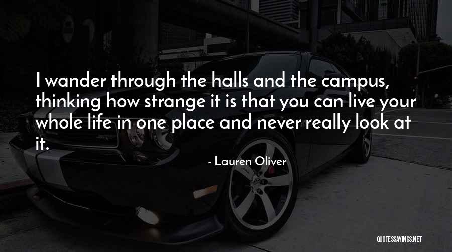 Really Strange Quotes By Lauren Oliver Really Strange Quotes By Lauren Oliver