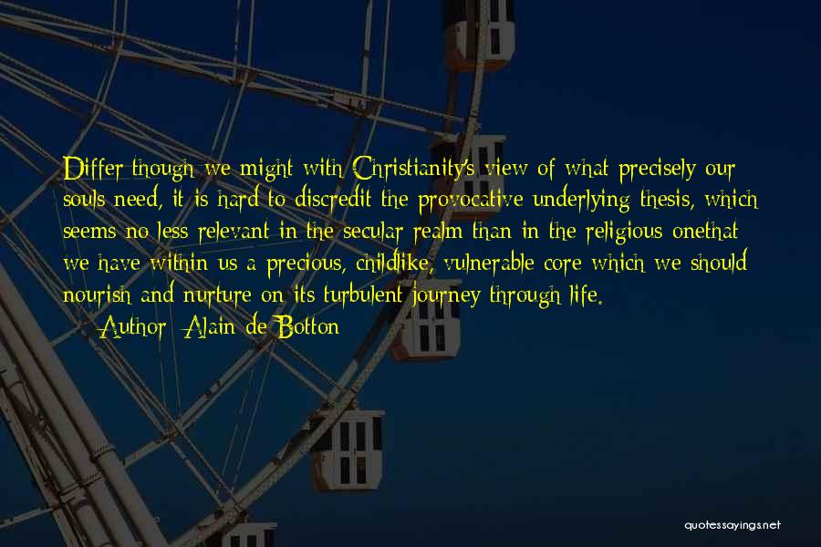 Realm Quotes By Alain De Botton