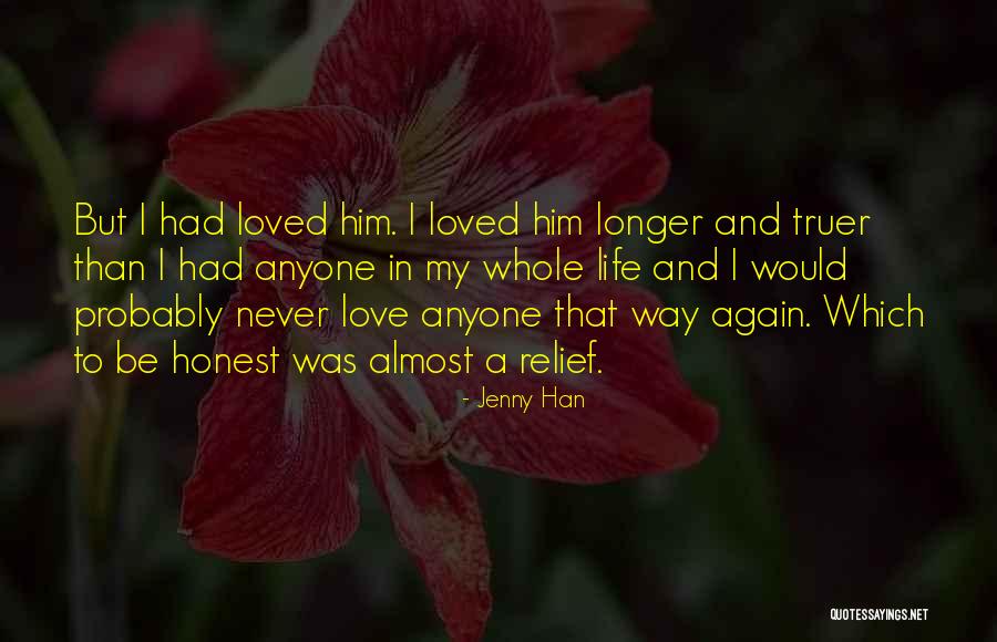 Realtion Quotes By Jenny Han Realtion Quotes By Jenny Han