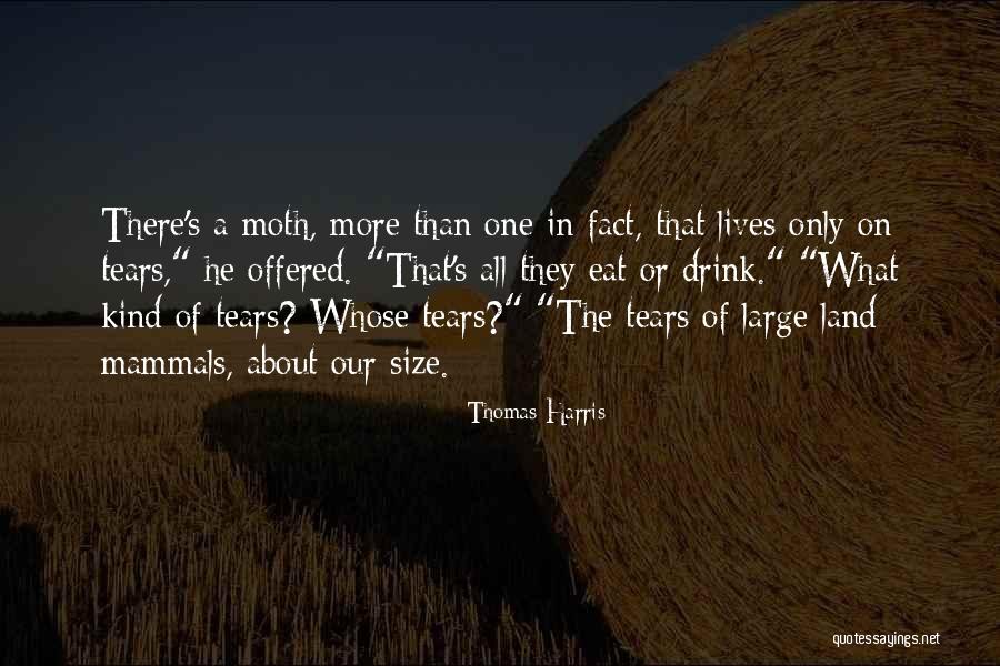 Realzing Quotes By Thomas Harris Realzing Quotes By Thomas Harris