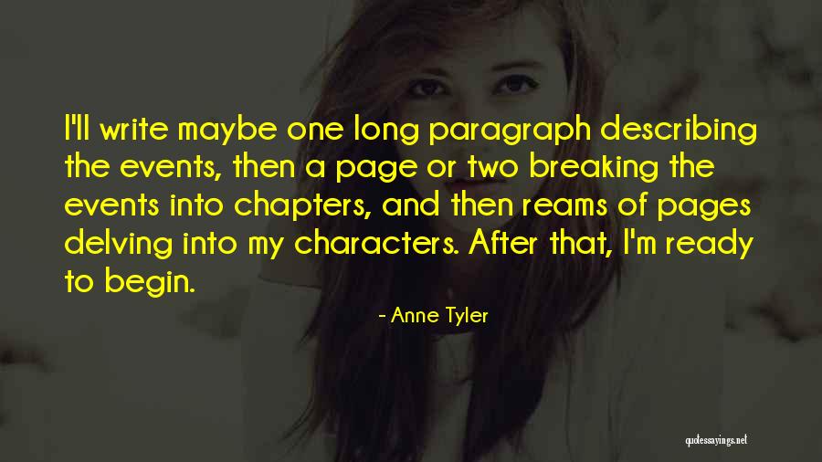 Reams Quotes By Anne Tyler Reams Quotes By Anne Tyler