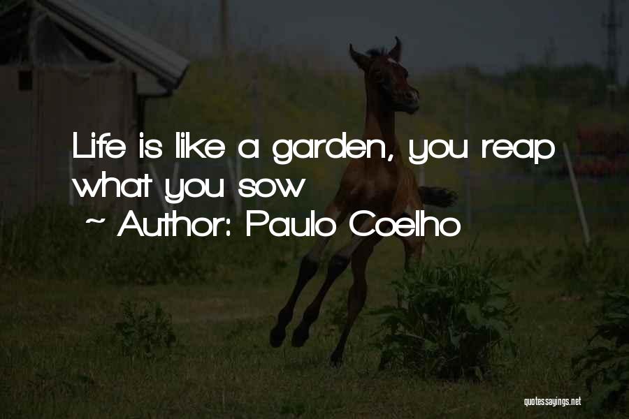 Reap What You Sow Quotes By Paulo Coelho