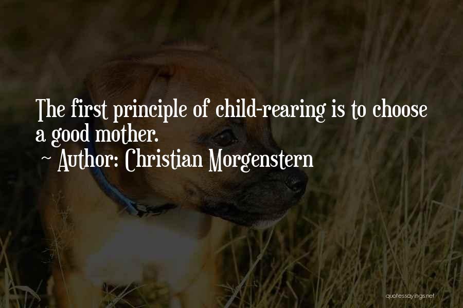 Rearing A Child Quotes By Christian Morgenstern