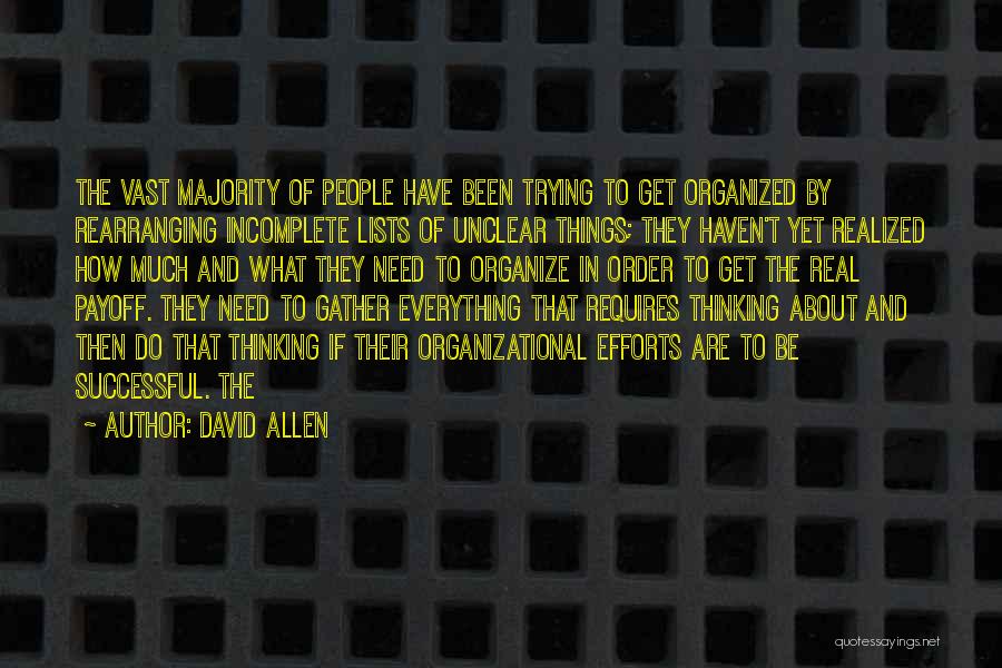 Rearranging Quotes By David Allen