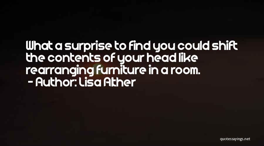 Rearranging Quotes By Lisa Alther
