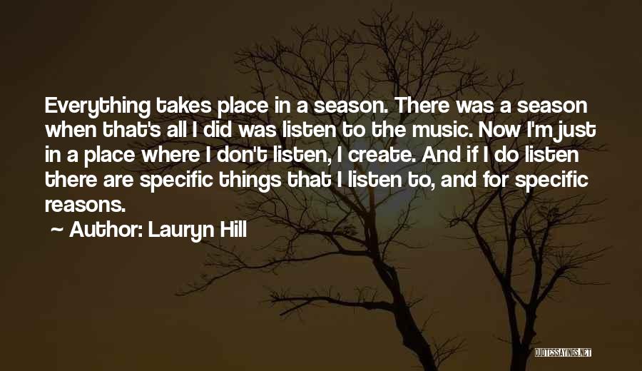 Reason And Season Quotes By Lauryn Hill