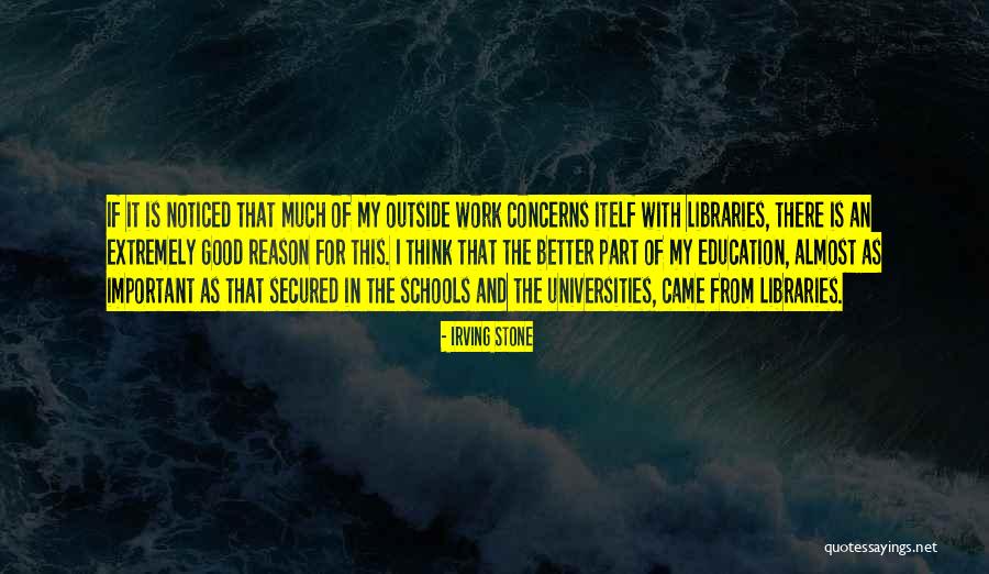 Reason Education Quotes By Irving Stone Reason Education Quotes By Irving Stone
