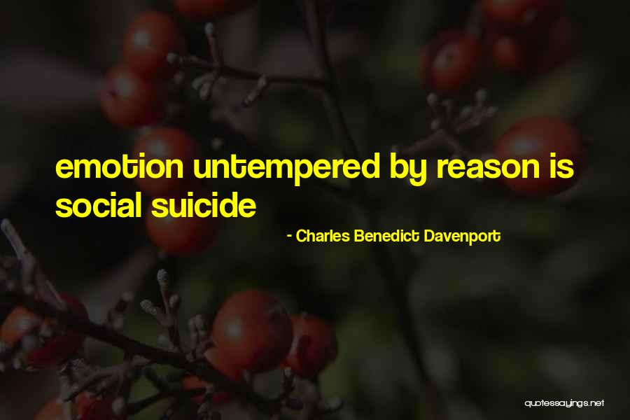 Reason Emotion Quotes By Charles Benedict Davenport Reason Emotion Quotes By Charles Benedict Davenport