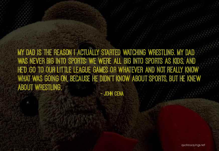 Reason For All Sports Quotes By John Cena Reason For All Sports Quotes By John Cena