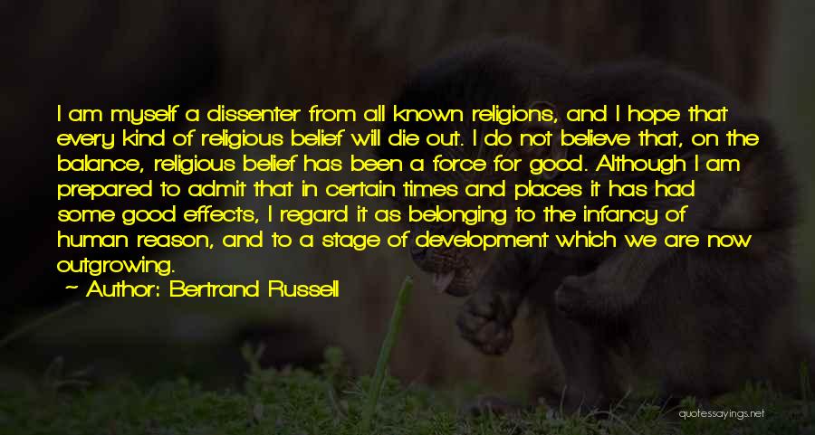 Reason For Hope Quotes By Bertrand Russell