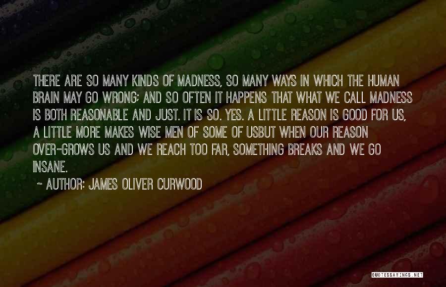 Reason For Madness Quotes By James Oliver Curwood