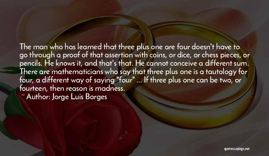 Reason For Madness Quotes By Jorge Luis Borges