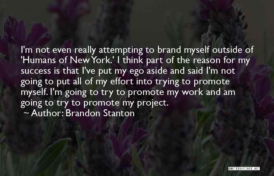 Reason For Success Quotes By Brandon Stanton