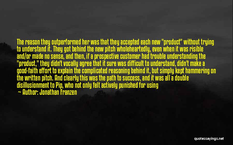 Reason For Success Quotes By Jonathan Franzen