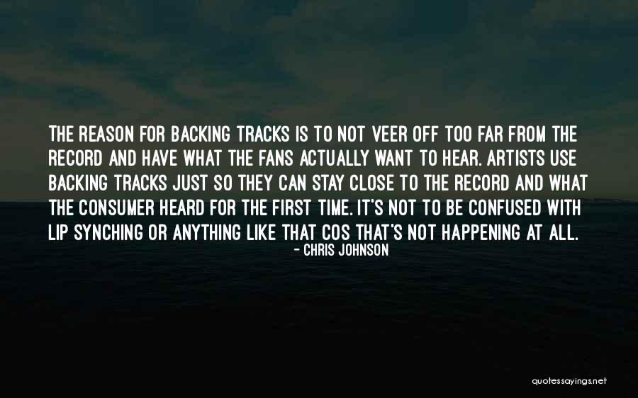 Reason For Things Happening Quotes By Chris Johnson Reason For Things Happening Quotes By Chris Johnson